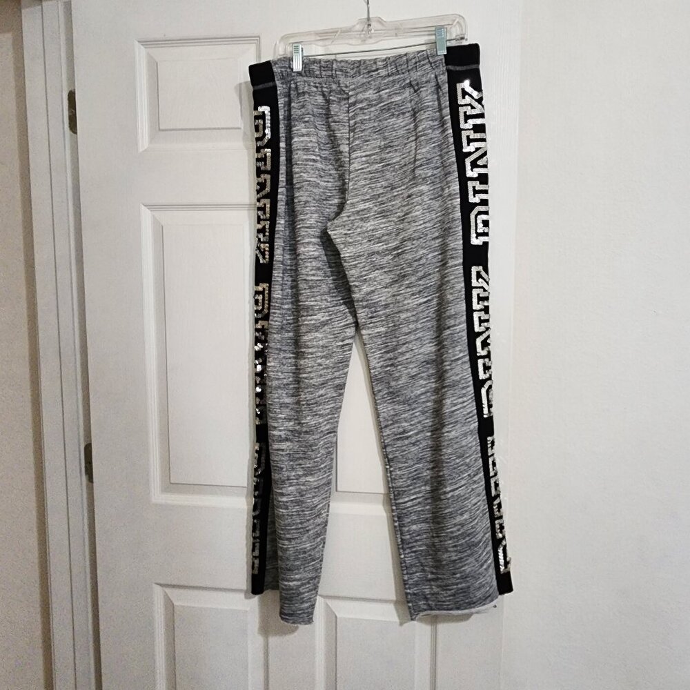 PINK Wide Leg Sweat Pants size Medium - Picture 2 of 5